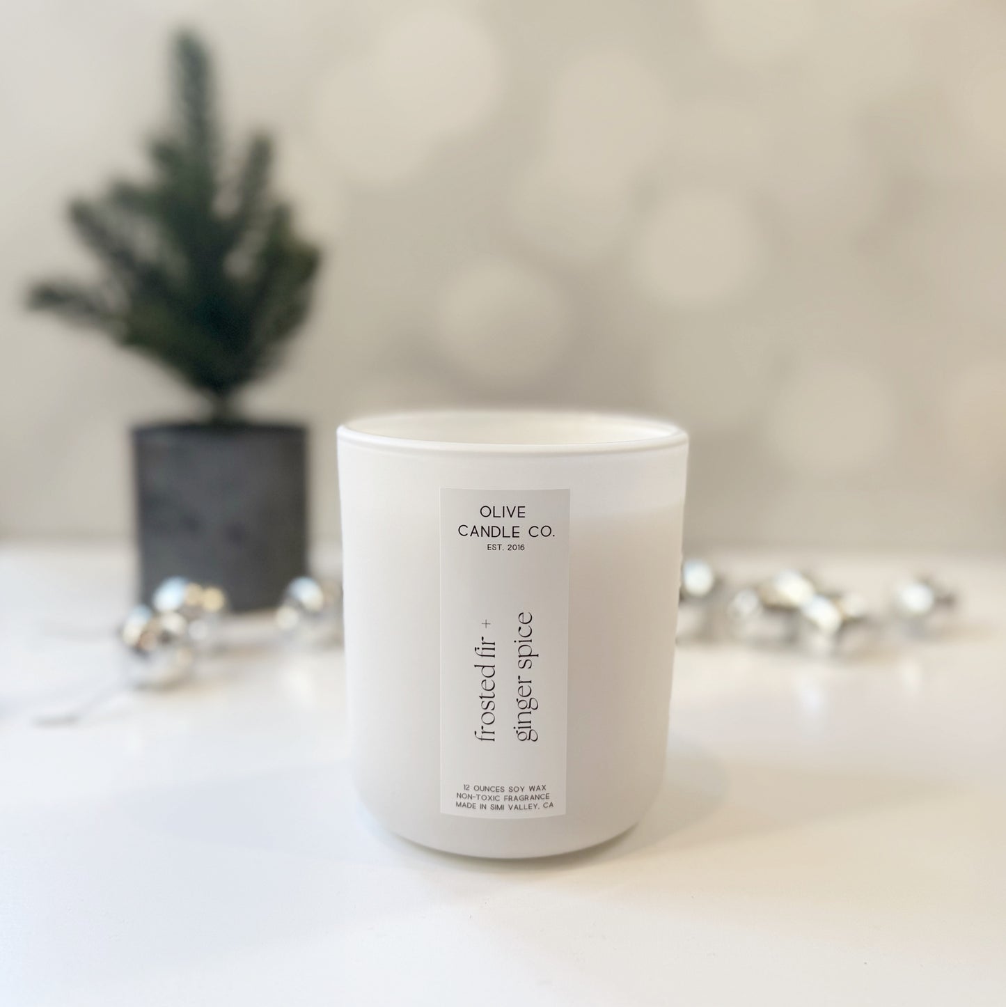 fraser fir + ginger spice