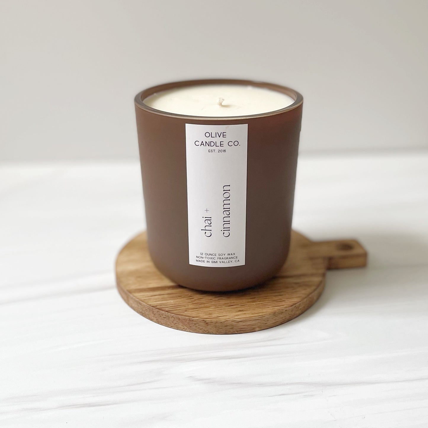 chai + cinnamon glass