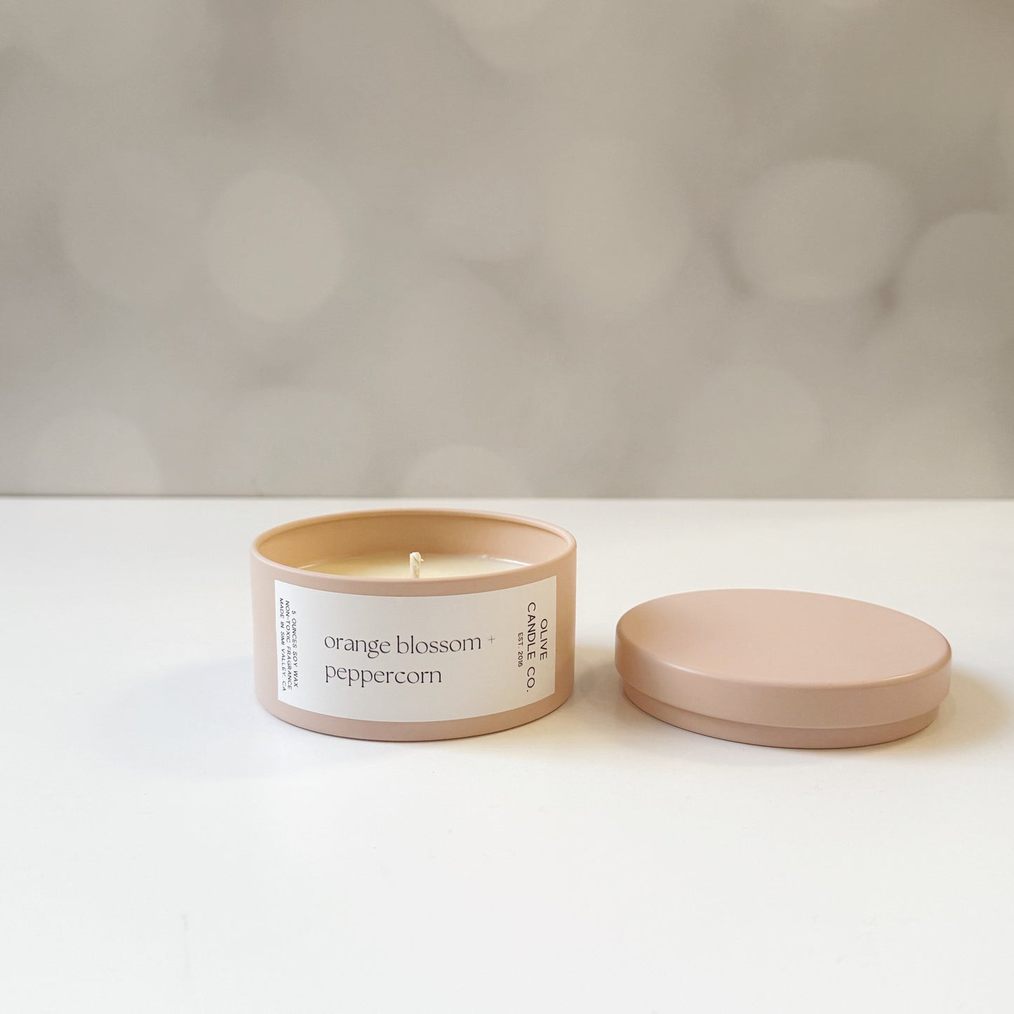 orange blossom + peppercorn luxe tin