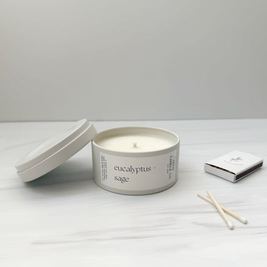 eucalyptus + sage luxe tin