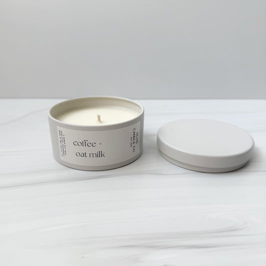 coffee + oat milk luxe tin