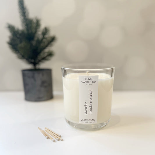 lavender + mandarin orange